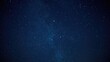 © AbstractAI - Starry Night Sky on Clear Canvas Abstract Mixed Media Art, Deep Blue
