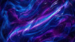 © Bushra - Nebula swirls of vibrant purple and deep blue liquid paint flow together to create a dynamic cosmic texture that offers expansive copy space for creative design projects.