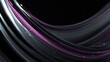 © cgrtart - Three dimensional curved ribbons of flowing dark material intersect with bright white and magenta light accents