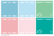© えりぼん - Scandinavian decorative frame border set