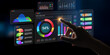 © InfiniteFlow - Interactive Data Analytics Dashboard with Colorful Graphs and Touchscreen Interface for Business Insights and Performance Metrics Display Sigmoid