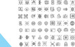 © vectorzking - Biometric Authentication and Cyber Security Line Icon Set – Minimalist Vector Icons for Facial Recognition, Fingerprint Scanner, Iris Eye Scan, Secure DNA Helix, ID Card Pass, and Data Privacy Symbols