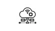© Shumon Ahmad - Cloud computing icon with wireless connectivity and processor chip