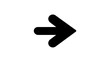 © Nolan - Thick black arrow pointing right, isolated on transparent background