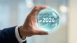 © Masque - A global 2026 forecast visualized inside a glowing crystal ball.
