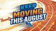 © Cendol - Keep Moving This August: Running Track and Motivational Text
