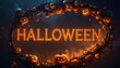 © done - Halloween themed jack o lanterns circle.