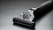 © hafizd - Close-up of wet razor on a dark surface