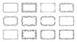 © Rena - Collection of Decorative Rectangular Frames and Borders.