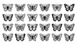 © GaziAbdur - Ornamental Butterfly Line Art