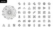 © GearUp - Universal thin line vector icon set for digital business and web development.