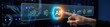 © LUCKYSTUDIO - Innovative ai technology demonstration digital workspace interactive content virtual environment close-up view artificial intelligence advancements