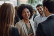 © Rawpixel.com - Joyful networking at business event.