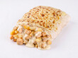 © speed1111 - French tacos chicken and french fries fromage sauce wrap tortilla with mozzarella cheese too high level