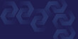 © andre - Dark blue background with hexagon geometric lines pattern. Abstract shiny hexagon lines. Futuristic technology concept,eps.10