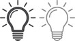 © Meow - Light bulb icons for inspiration and idea concept in business and design