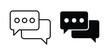© nancy - Live chat icon symbol Isolated. Vector Illustration.
