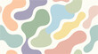 © faisalaladabi - Vibrant abstract shapes in various colors form a dynamic pattern on a white surface.