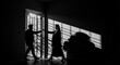 © Goh - Romantic Couple Silhouette Dancing Near Lighted Doorway