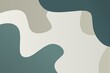 © Fajri Mulia Hidayat - Abstract organic blob shapes background in muted green and beige tones.
