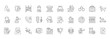 © Auric - Law Enforcement Icon set Collection in Line Style. security, badge, crime, police, justice, council