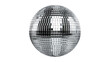 © Andrej - Shiny disco ball with mirrored facets, isolated on transparent background