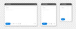 © Carkhe - Message, mail template user interface. Blank window of email, template vector illustration. Email message window. Modern and flat style mail mockup screen.