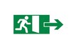 © AntariCode - Emergency Exit Sign Running Man Symbol with Right Arrow