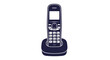 © Adam - Landline phone, corded telephone, home office communication, blue device, vector illustration