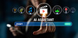 © InfiniteFlow - AI Assistant Technology Concept with User Interface Icons and Interactive Features for Digital Creativity and Workflow Enhancement Quark.