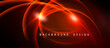 © antishock - Abstract red light streaks form dynamic curves. Bright glow emanates from center, creating modern design element. Background is black.