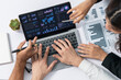 © InfiniteFlow - Business data dashboard provide business intelligence analytic for marketing strategy planning brisk with big data set to analyze customer demands and foreseeing business future