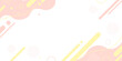 © mitu - パステルピンクとイエローのかわいいポップ幾何学背景素材