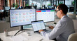© Andrey Popov - Man Uses Automated Software System On Laptop