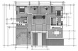 © massimo_g - Progetto di costruzione e ristrutturazione di casa. Architettura, disposizione e configurazione delle stanze e dell'arredamento di moderna abitazione. Disegno e progetto spazio abitativo.