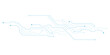 © Rayhan - Technology blue circuit diagram on white background. High-tech circuit board connection system.Vector abstract technology on white background.