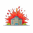 © taryo - Building Struck by Lightning During an Explosion