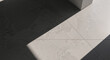 © MstManoara - Cimento queimado flooring with a striking contrast of light and dark tiles featuring a modern abstract texture captured in a high quality architectural shot.