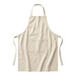 © BTG - Blank natural canvas cooking apron with front pocket