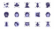 © Ridwan - Medical Health Icons with People Heads.