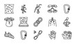 © MD - Climbing Gear Icons Set, Rock Climbing Equipment Vector Collection, Outdoor Adventure Sports Icons