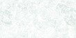 © Raj - Seamless tropical leaf pattern soft mint green botanical illustration on white background