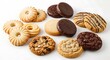 © Muhammad - Assorted Cookies on White Background