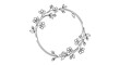 © vladbokii - Spring cherry blossom branch decorative frame