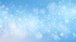 © NingPhattraphorn - A dreamy blue background with soft bokeh and sparkling white snowflakes gently scattered across the image, abstract cozy background for kids