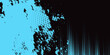© Septian - Black and blue abstract grunge background with halftone style. dark type