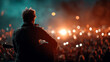 © ABF_MATEO - Guitarist Facing Crowd at Concert
