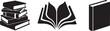 © Tee Craft - Graphic book collection for academic study and information management vector illustration of book symbols.