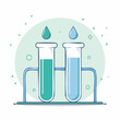 © endangpara - Two Test Tubes with Droplets