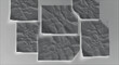 © AbuBakkor - Gray puzzle pieces with transparent background on a flat surface
